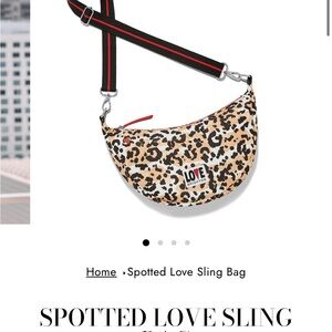 Love Moschino Leopard Print Crossbody Bag - Brown and Black